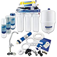 Finerfilters Domestic - Unidad de osmosis inversa de 6 etapas con bomba para el hogar